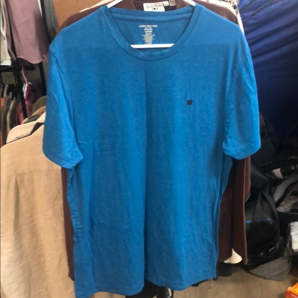 Lucky Brand Blue Short Sleeve Tee - Picture 1 of 4